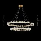 Кольцевые люстры и светильники THERA 2 кольца M+L. Теплый свет Lampatron 5809-24683