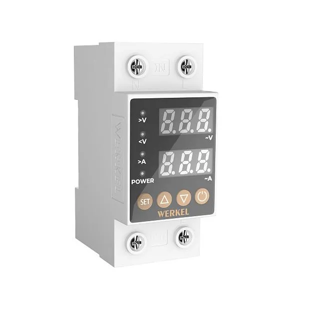 Реле напряжения Werkel W932P63R 1P+N 63А a066459 Реле напряжения Werkel W932P63R 1P+N 63А a066459