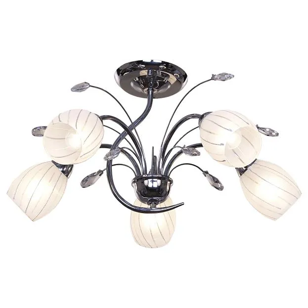 светильник потолочный, E14, 5x40W Velante 768-107-05 Классический стиль