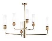 Люстра на штанге с мрамором Ambrella light LH53251