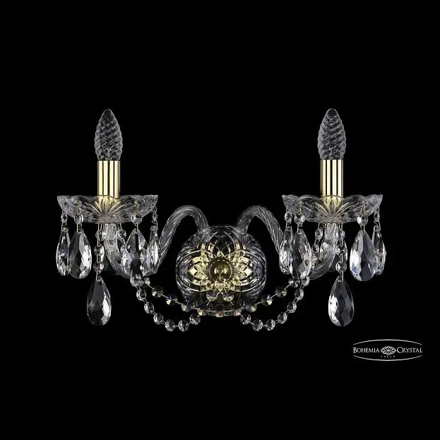 Бра хрустальный Bohemia 1402B/2/195/XL G Бра хрустальный Bohemia 1402B/2/195/XL G