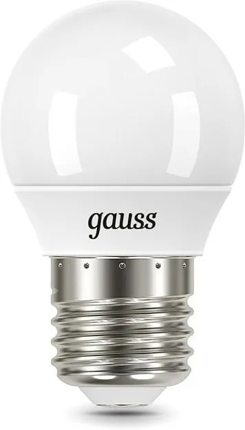 Лампа Gauss 105102310 Шар 9.5W 950lm 6500K E27 LED Лампа Gauss 105102310 Шар 9.5W 950lm 6500K E27 LED