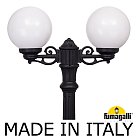 Садово-парковый фонарь FUMAGALLI ARTU BISSO/G250 2L G25.158.S20.AYE27 Черный