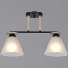 Потолочная люстра Reluce 11630-0.3-02 BK+WOOD