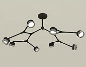 Люстра на штанге Ambrella light XB9060203/8 SBK/BK