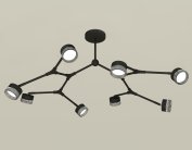 Люстра на штанге Ambrella light XB9060203/8 SBK/BK