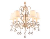 Подвесная люстра с абажурами и хрусталем Ambrella light TR4560 Traditional