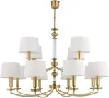 Потолочная люстра Kutek ROS-ZW-8+4(P/A) Rossano