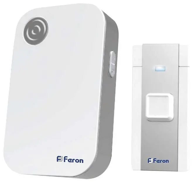 Звонок дверной беспроводной Feron 23685 E-37236 мелодий Звонок дверной беспроводной Feron 23685 E-37236 мелодий