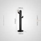 Торшер CACTUS WOOD Цвет черный Lampatron cactus-wood-black 9032-25701