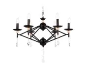 Подвесная люстра черный E14/6 max 40W D660*880 Ambrella light TR9597/6 BK