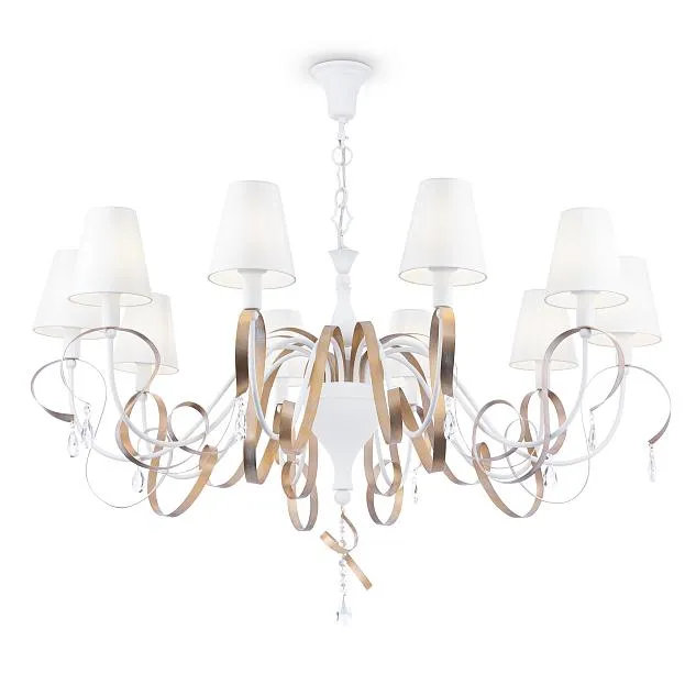 Люстра Maytoni ARM010-10-W Intreccio