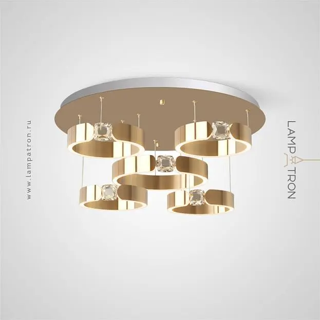 Потолочная люстра SELLIF CHROME Lampatron 7621-21320 Потолочная люстра SELLIF CHROME Lampatron 7621-21320