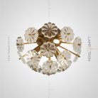 Потолочная люстра MOIRA C 3 лампы. Lampatron f-moira-c-3 4147-10250
