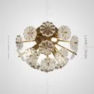 Потолочная люстра MOIRA C 3 лампы. Lampatron f-moira-c-3 4147-10250