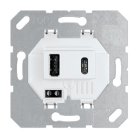 USB зарядное устройство, 3.1A тип A,С белый Donel DUSB3100WC Европа