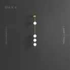 Бра ADILS WALL 4 лампы Lampatron 7556-21129