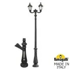 Парковый фонарь FUMAGALLI NEBO OFIR/RUT 2L  E26.202.R20.AXE27 Черный