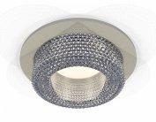 Комплект встраиваемого светильника с композитным хрусталем Ambrella light XC7623020 Techno