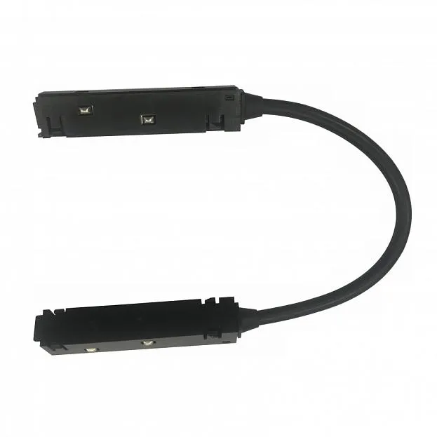 Коннектор питания угловой для Шинопровода iLedex CORNER POWER CONNECT 4822-L380-BK VISION48/22