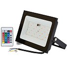 Прожектор уличный Uniel ULF-F60-50W/RGB IP65 200-240В BLACK N1