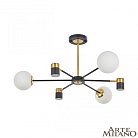 Люстра на штанге Arte Milano 274802/6 BK/GD Ferrara-71040