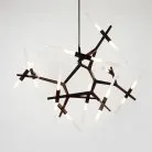Люстра ANDES 20 плафонов. Цвет черный. Lampatron 662-5585