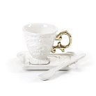 Кофейная пара Seletti 09869 I-Wares Gold I-Coffee