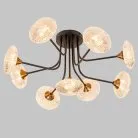 Потолочная люстра Imex MD.1232-9-S-BK+AGD