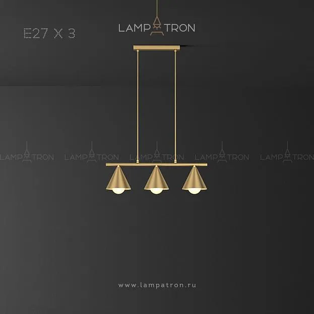 Реечный, рядный светильник JENSY 3 лампы Lampatron jensy-3 5713-14951 Реечный, рядный светильник JENSY 3 лампы Lampatron jensy-3 5713-14951