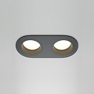 Встраиваемый светильник Maytoni Technical DL126-02-GU10-B Share