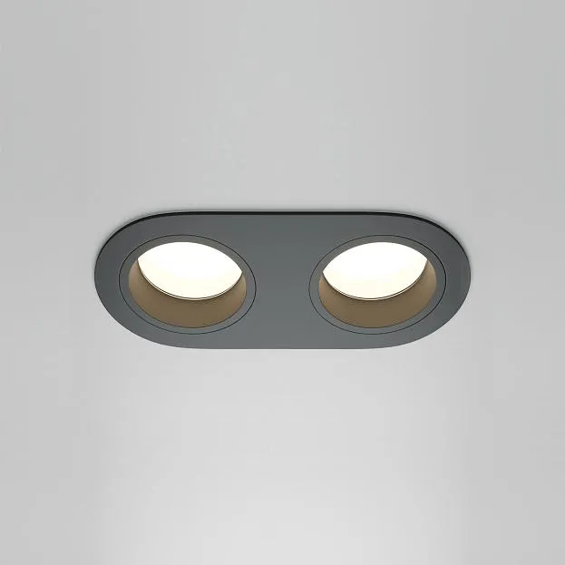 Встраиваемый светильник Maytoni Technical DL126-02-GU10-B Share