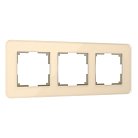 Рамка из стекла на 3 поста Werkel W0032443 Elite айвори a057884
