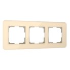 Рамка из стекла на 3 поста Werkel W0032443 Elite айвори a057884