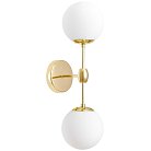 Бра Lumina Deco LDW 6001-2 GD+WT Zodiak