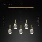 Готовая комбинация светильников GLADYS MORE 5 ламп (Планка) Lampatron 4610-11661