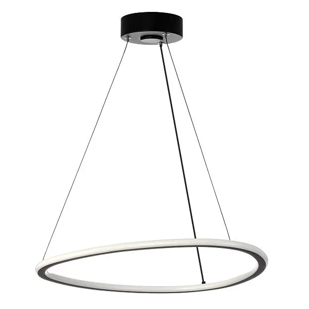 Люстра подвесная с пультом Чёрная LED Citilux CL215B051 TRIO Люстра подвесная с пультом Чёрная LED Citilux CL215B051 TRIO