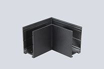 Соединитель для накладного шинопровода 220V угловой Crystal Lux CLT 0.215 04 BL