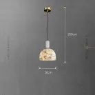 Подвесной светильник MIEL Натуральный мрамор Lampatron miel-marble 9117-25954