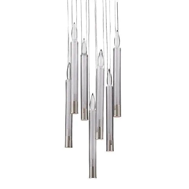 Подвесная люстра Delight Collection P68094-7 chrome Candle