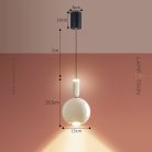 Подвесной светильник TOFT ORB Цвет Белый Lampatron 8264-23090