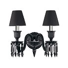 Бра Delight Collection ZZ86303BK-2W Baccarat style black