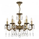 Люстра с хрустальными подвесками Bohemia Ivele Crystal AL79101/6/175 A FP