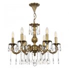 Люстра с хрустальными подвесками Bohemia Ivele Crystal AL79101/6/175 A FP