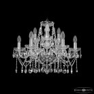 Люстра хрустальная Bohemia Ivele Crystal  1413/6+3/200 Ni