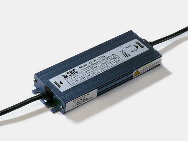Блок питания для светодиодных лент SWG MTPW-100-24 24В 100Вт