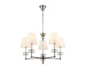 Подвесная люстра с абажурами и хрусталем Ambrella light LH71001