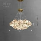 Люстра LILLIS BALL MARBLE 19 плафонов. Размер S Lampatron lillis-ball-marble-19-s 9059-25799