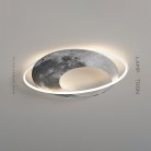 Потолочный светильник CRATER Размер S. Цвет Белый. Белый свет Lampatron crater-s-white-wh 7374-20321