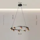 Кольцевые люстры и светильники BRENN RING Нейтральный свет Lampatron 8411-23049